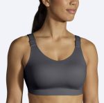 نیمتنه ورزشی بروکس Brooks Scoopback run bra 2 طوسی - تصویر 2