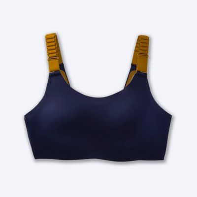 نیم تنه ورزشی بروکس مدل scoop back run bra 2 سورمه ای