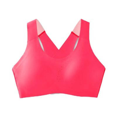 ‎نیم تنه ورزشی بروکس Brooks DARE CROSSBACK Run bra صورتی شبرنگی