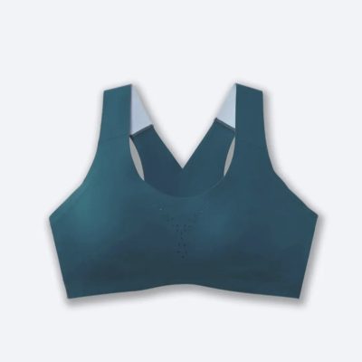 ‎نیم تنه ورزشی بروکس Brooks DARE CROSSBACK Run bra سبز