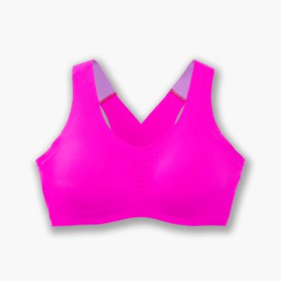 ‎نیم تنه ورزشی بروکس Brooks DARE CROSSBACK Run bra ارغوانی