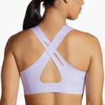 برا ورزشی بروکس Brooks Dare Crossback run bra 2 یاسی - تصویر 3