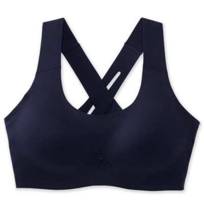 نیم تنه ورزشی بروکس Brooks Dare Crossback run bra 2 سورمه ای