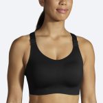 نیم تنه ورزشی بروکس Brooks Dare Racerback run bra 2 مشکی - تصویر 2
