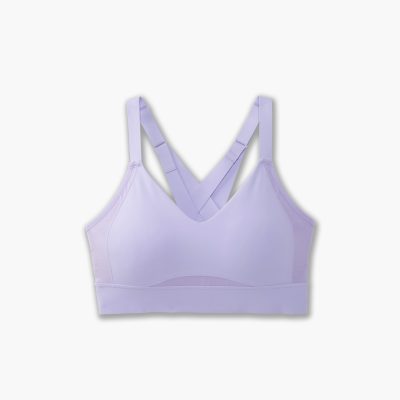 ‎نیمتنه ورزشی بروکس Brooks Interlace run bra یاسی