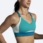 نیمتنه ورزشی بروکس Brooks Interlace run bra یخی - تصویر 2