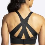 نیمتنه ورزشی بروکس Brooks Interlace run bra مشکی - تصویر 3