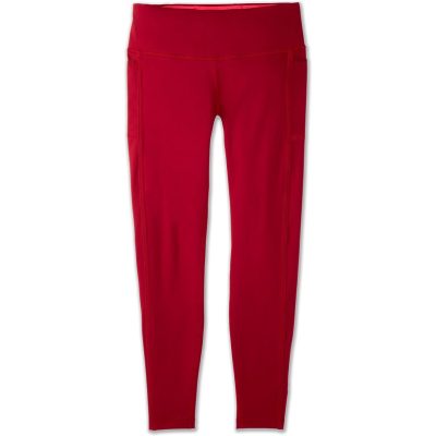 ‎لگ ورزشی زنانه بروکس Brooks Greenlight Tight زرشکی