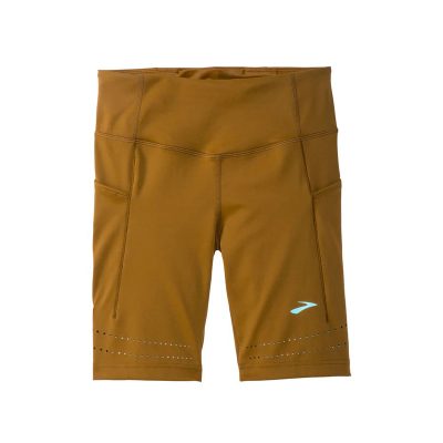 ‎شورت تایت ورزشی زنانه بروکس Brooks Method 8″ Short Tight زیتونی