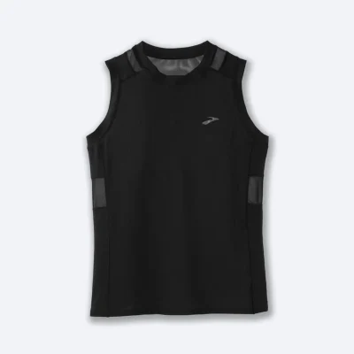 تاپ ورزشی زنانه بروکسBrooks Atmosphere sleeveles مشکی