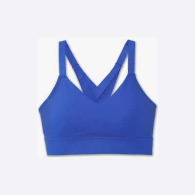 نیمتنه ورزشی بروکس Brooks Interlace run bra آبی