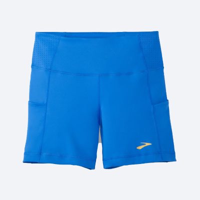 شورت تایت ورزشی زنانه بروکس Brooks Method 5″ Short Tight آبی