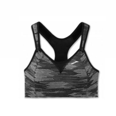 نیم تنه ورزشی بروکس Brooks Rebound Racer طوسی طرحدار