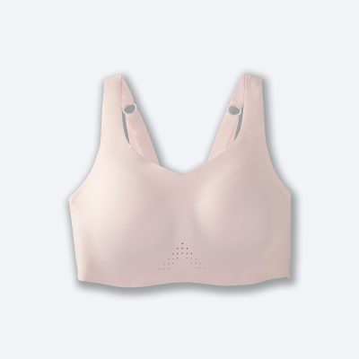 نیمتنه ورزشی بروکس مدل brooks run bra underwire صورتی