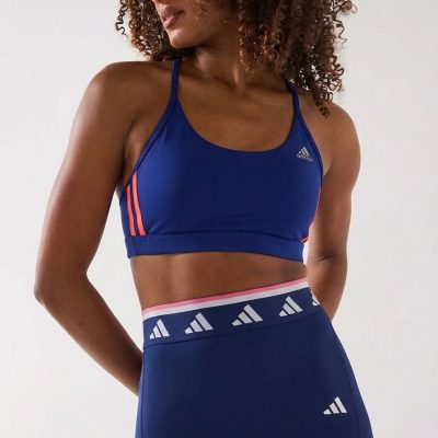 نیمتنه ورزشی آدیداس مدل REVERISBLE SPORT BRA رنگ آبی