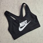 برا ورزشی نایک Nike Sport Bra مشکی سفید - تصویر 6
