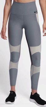 لگ اورجینال NIKE High rise powre legend tights رنگ طوسی - تصویر 3