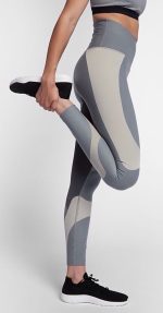 لگ اورجینال NIKE High rise powre legend tights رنگ طوسی - تصویر 7