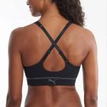 نیم تنه ورزشی puma criss cross bra رنگ مشکی - تصویر 3