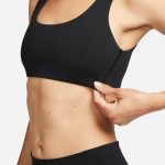 نیمتنه اورجینال نایک NIKE BRA DRI FIT ALATE مشکی - تصویر 4