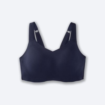 نیمتنه ورزشی فنر دار بروکس Brooks Underwire Run bra سورمه ای