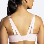 نیمتنه ورزشی فنر دار بروکس Brooks Underwire Run bra صورتی - تصویر 3