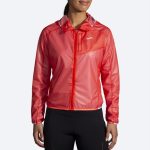 بادگیر ورزشی زنانه بروکس Brooks All Altitude Jacket قرمز - تصویر 2