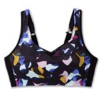 نیمتنه ورزشی بروکس Brooks Convertible bra مشکی طرحدار