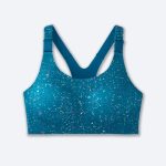نیم تنه ورزشی بروکس Brooks Dare Racerback run bra 2 سبز طرح دار