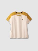 تیشرت ورزشی زنانه بروکس Brooks Sprint Free short sleeve کرم روشن