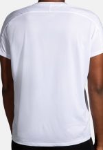 تیشرت ورزشی زنانه بروکس Brooks Distance Short Sleeve 2 سفید - تصویر 3