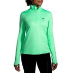 نیم زیپ ورزشی زنانه بروکس Brooks Dash ½ Zip سبز - تصویر 4