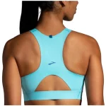 نیمتنه ورزشی بروکس Brooks 3 Pocket Run bra یخی - تصویر 3