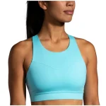 نیمتنه ورزشی بروکس Brooks 3 Pocket Run bra یخی - تصویر 2