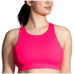 نیمتنه ورزشی بروکس Brooks 3 Pocket Run bra صورتی - تصویر 2