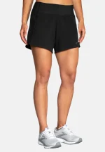 شورت ورزشی زنانه بروکس Brooks Chaser 5″ Short مشکی - تصویر 2