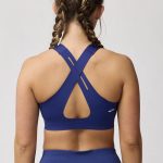 برا ورزشی بروکس Brooks Dare Crossback run bra 2 سورمه ای ابی - تصویر 3