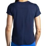 تیشرت ورزشی زنانه بروکس Brooks Distance Short Sleeve سورمه ای - تصویر 3