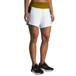 شورت ورزشی زنانه بروکس Brooks Chaser 5″ Short یخی - تصویر 2
