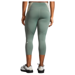 تایت ورزشی زنانه بروکس Brooks Method 3/4 Tight سبز سیج - تصویر 3