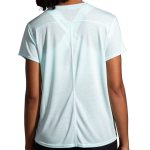 تیشرت ورزشی زنانه بروکس Brooks Graphic short sleeve سبز یخی طرح دار - تصویر 4