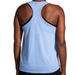 تاپ ورزشی زنانه بروکس Brooks Distance Tank 2.0 آبی طرحدار - تصویر 3