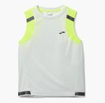 تاپ ورزشی زنانه بروکس Atmosphere Sleeveless سفید کربنات