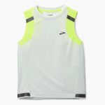 تاپ ورزشی زنانه بروکس Atmosphere Sleeveless سفید کربنات