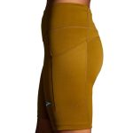 شورت تایت ورزشی زنانه بروکس Brooks Method 8″ Short Tight زیتونی - تصویر 2