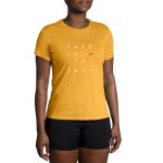 تیشرت ورزشی زنانه بروکس Brooks Graphic short sleeve - تصویر 2