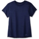 تیشرت ورزشی زنانه بروکس Brooks Distance Short Sleeve سورمه ای